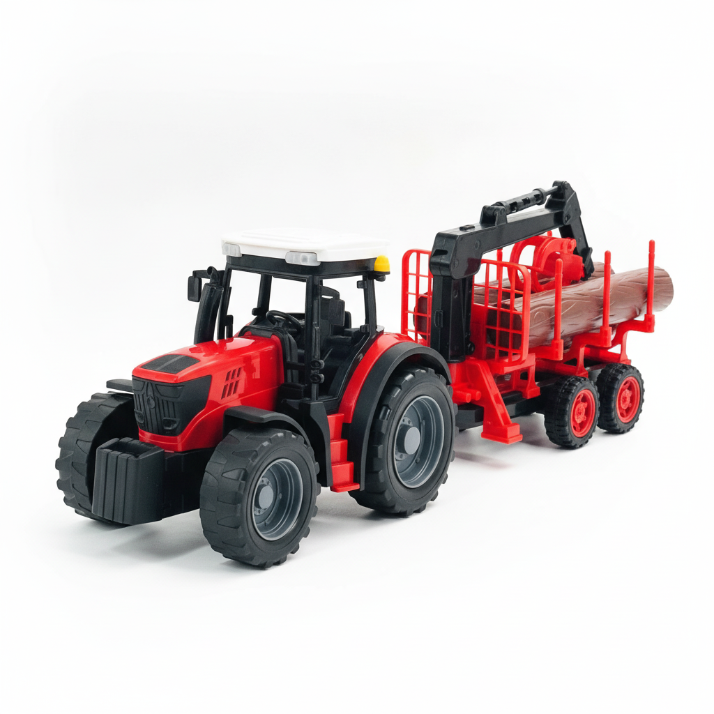 Igračka traktor sa drvima veliki