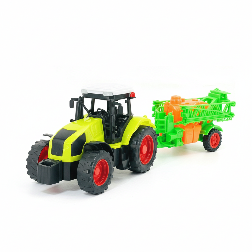 Igračka traktor sa prskalicom