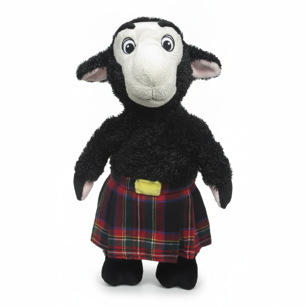 Plišani crni ovan Blacky 30 cm