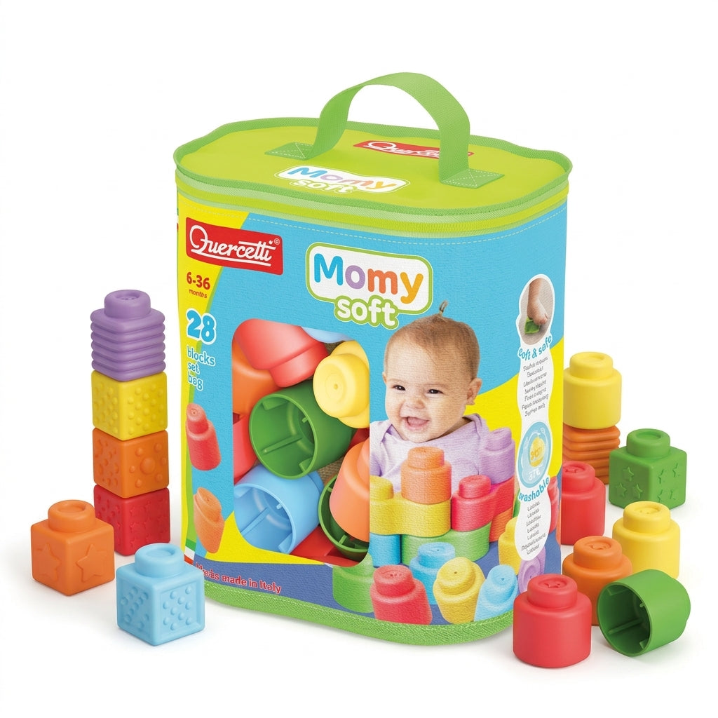 Mekane kocke Momy u mekanoj torbi 28 delova