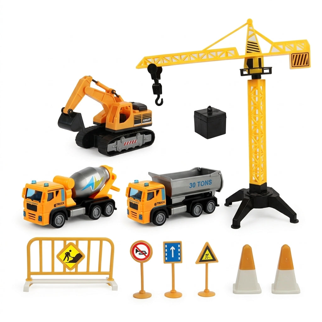 Igračka građevinski set sa kranom