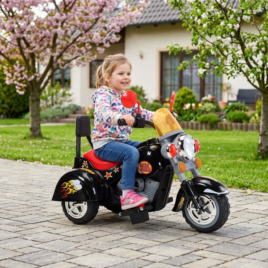Motor na akumulator crni 95 cm devojčica upravlja u dvorištu