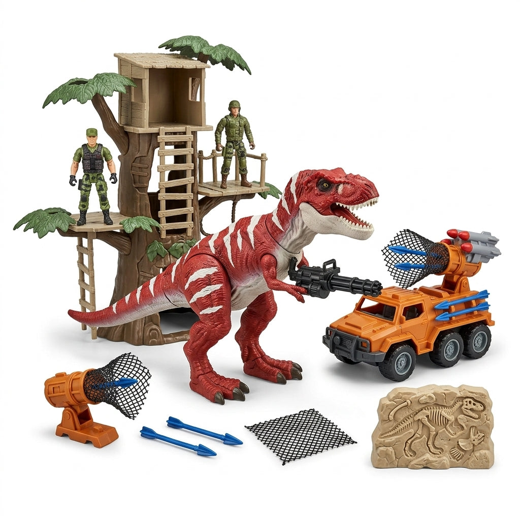 Dečji set dinosaurusa i vojnika