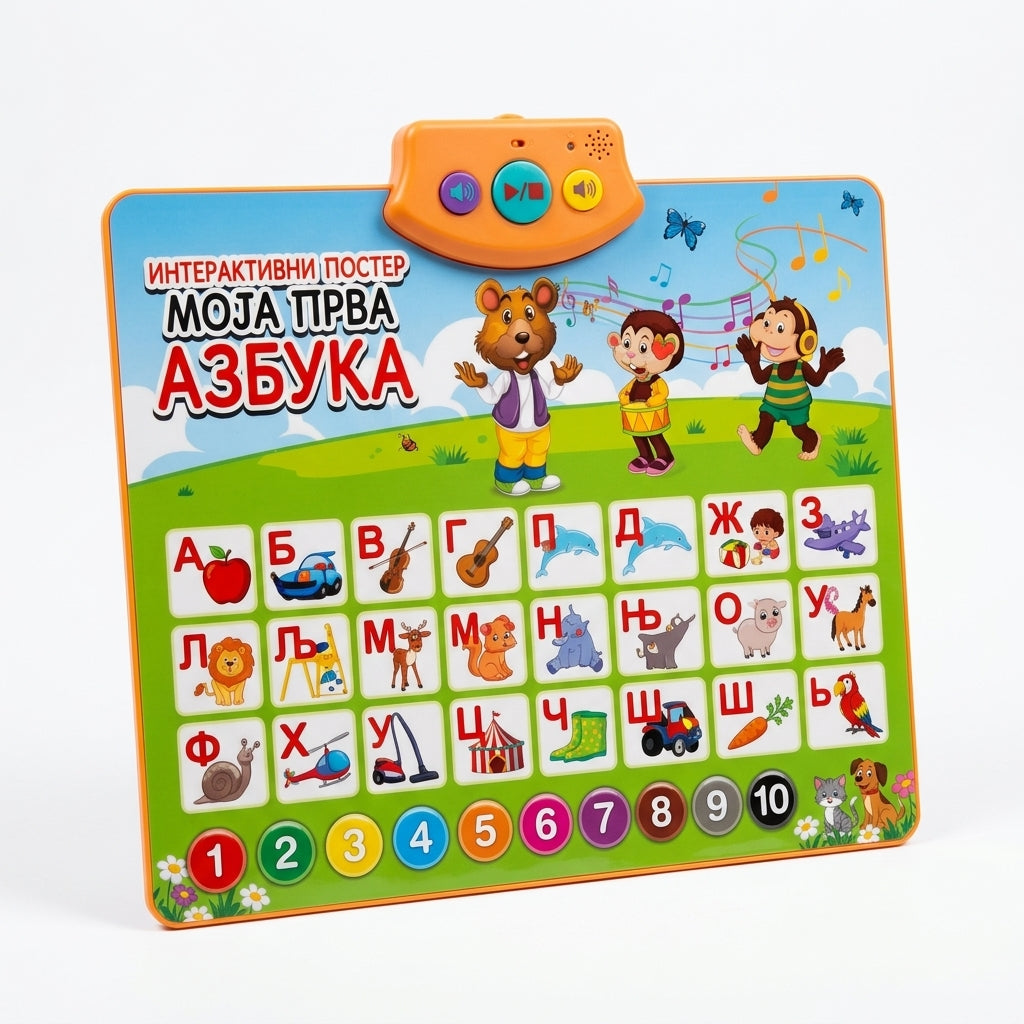 Interaktivni poster moja prva azbuka