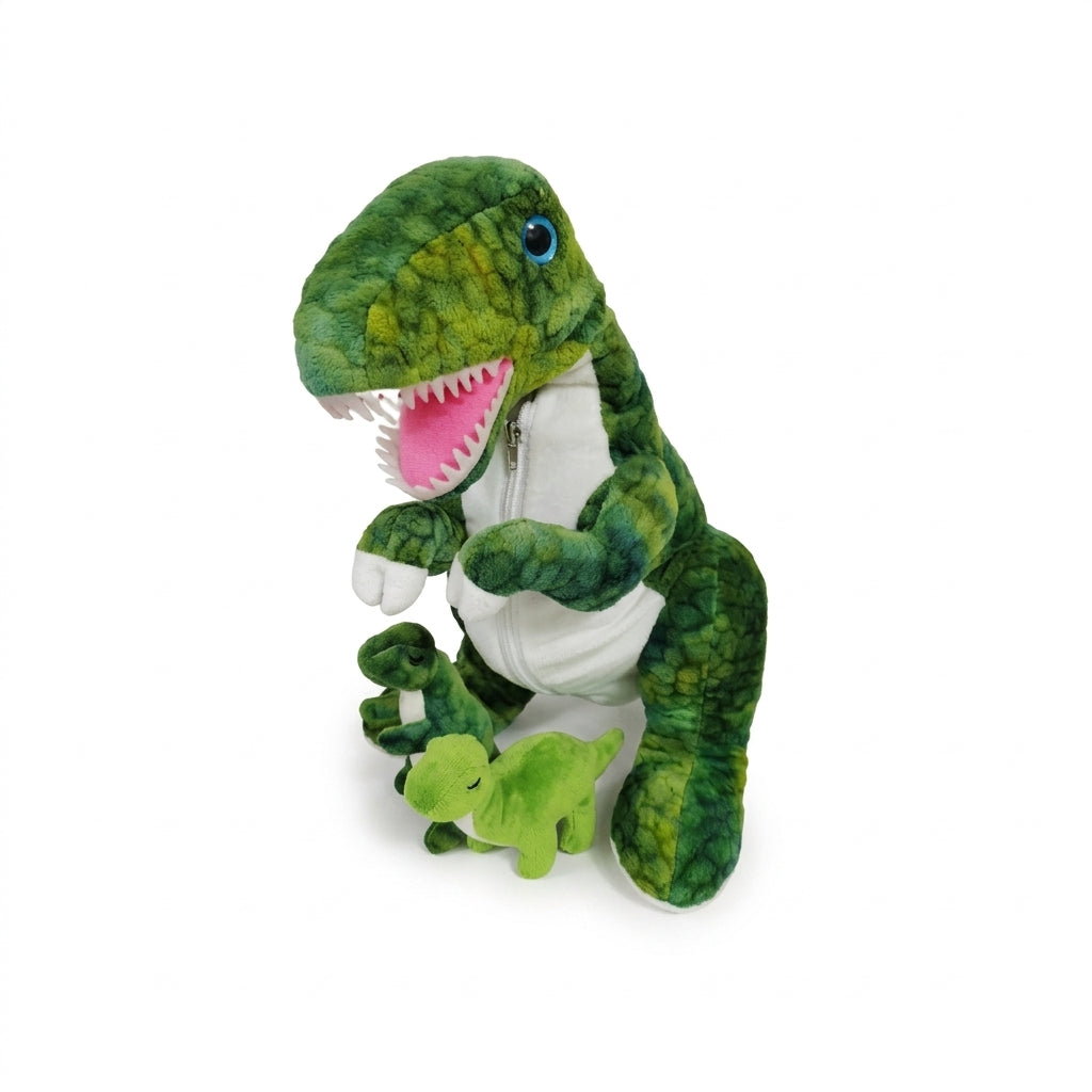 Plišana igračka dinosaurus sa bebama