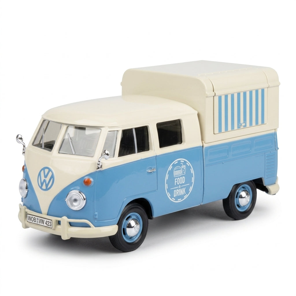 Metalni autić Volkswagen kombi sa hranom 1:24