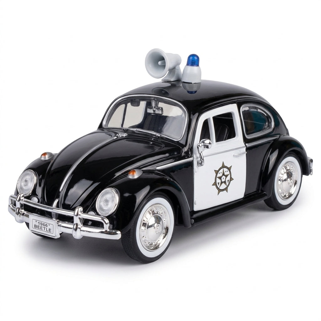 Metalni autić Volkswagen Buba policija 1:24