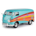 Metalni autić Volkswagen kombi dugine boje 1:24