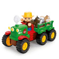 Veseli traktor sa farmerom