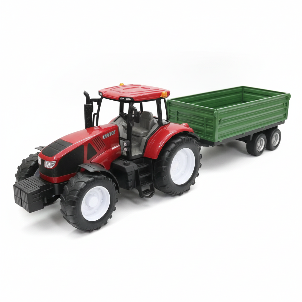 Igračka traktor sa prikolicom