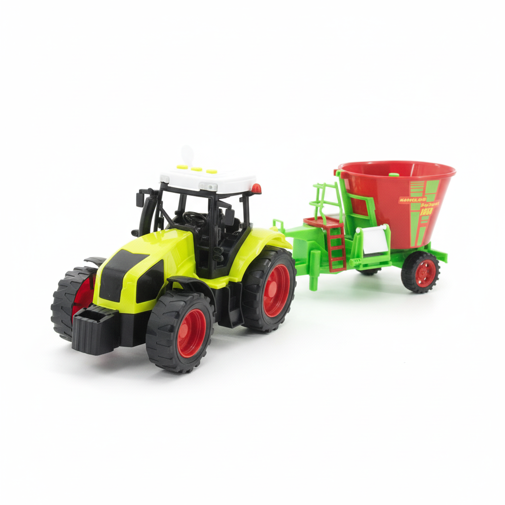 Igračka traktor sa priključkom, zvukom i svetlom