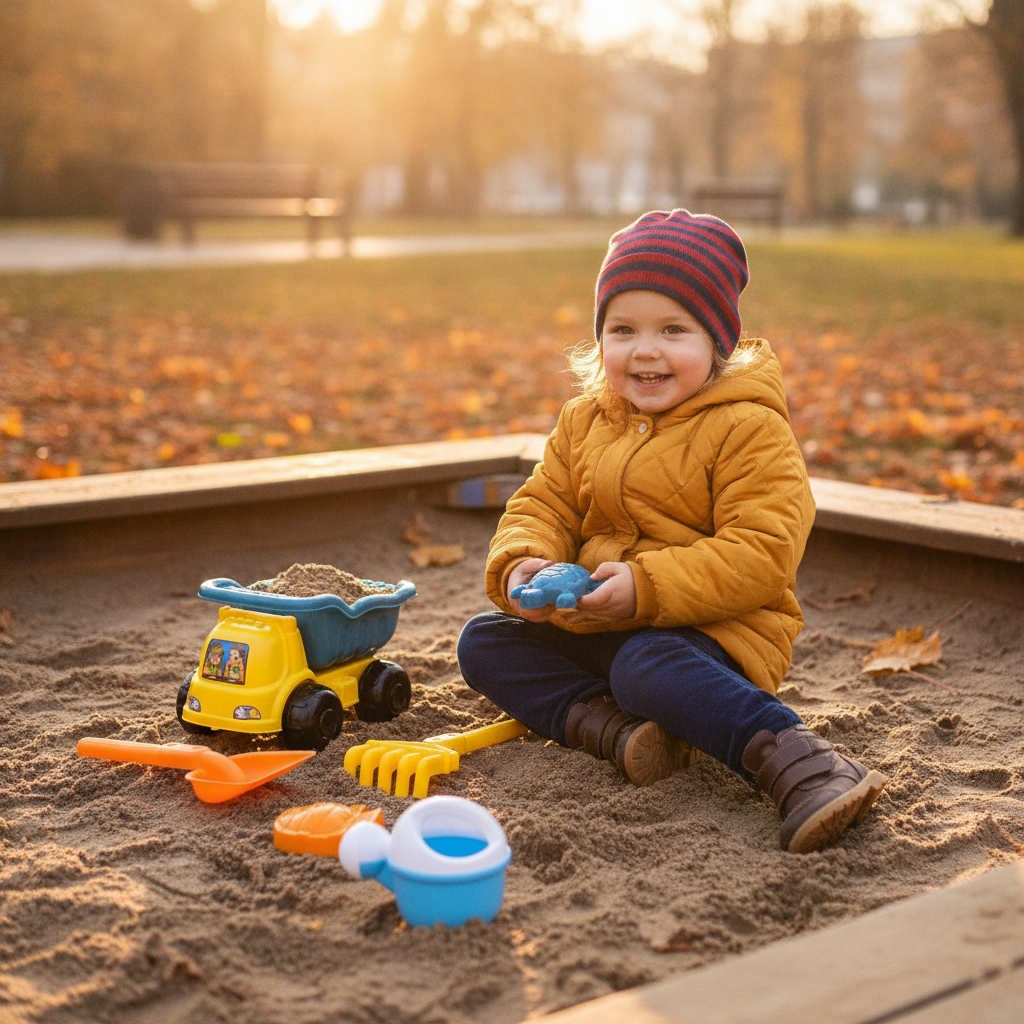 Kamion za plažu 24 cm u peskarniku gradskog parka