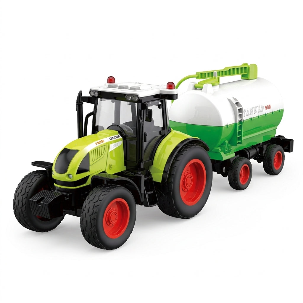 Igračka traktor sa cisternom sa zvukom i svetlom