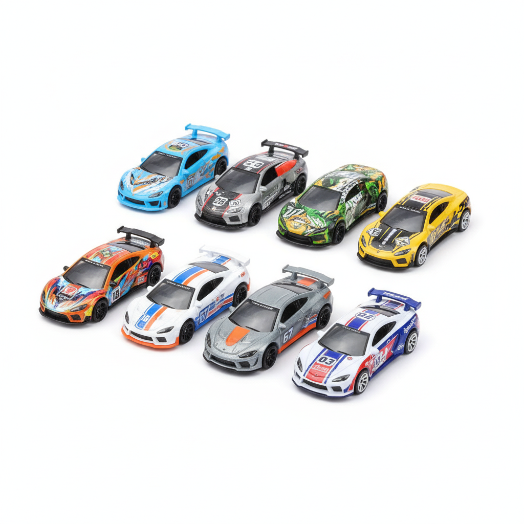 Igračka trkački automobili set