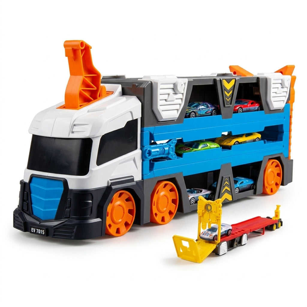 Igračka kamion transporter sa autićima