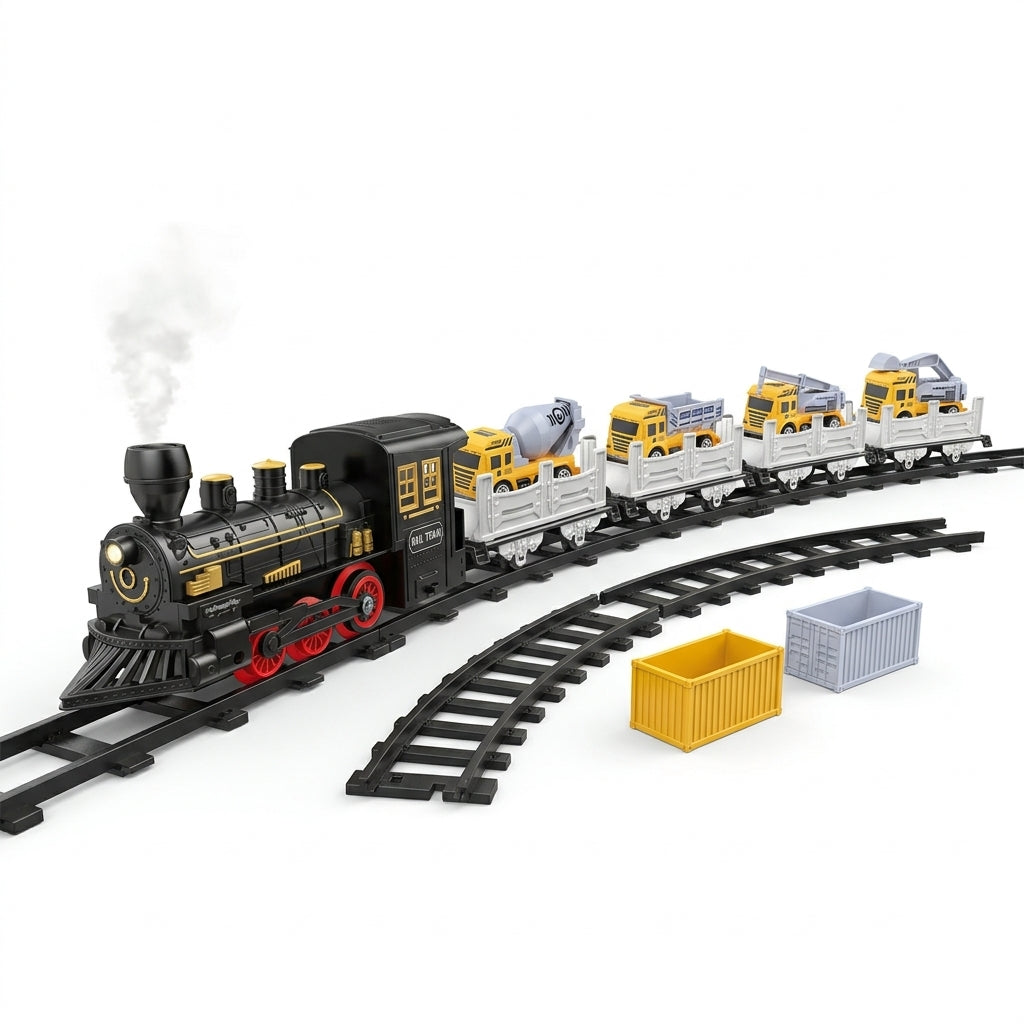 Voz sa parom i prugom od 12 delova
