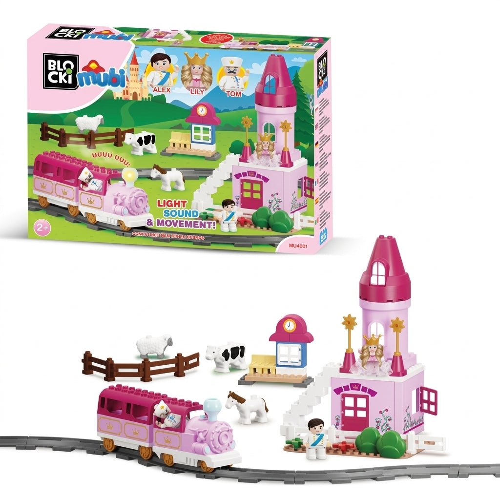 Kocke Blocki Mubi zamak i voz 85 delova