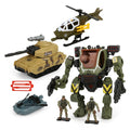 Vojni set tenk i robot sa figurama