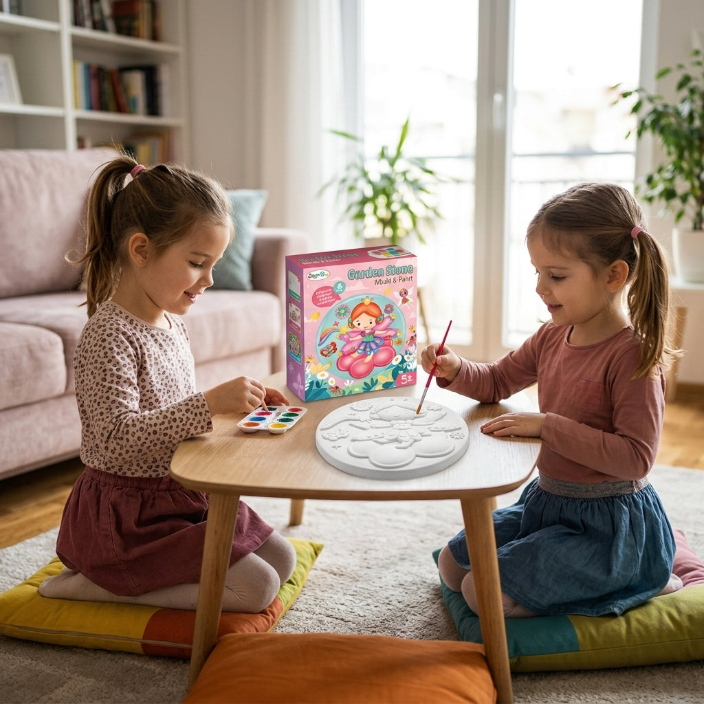 Kreativni set zidni ukras princeza dve drugarice zajedno boje ukras
