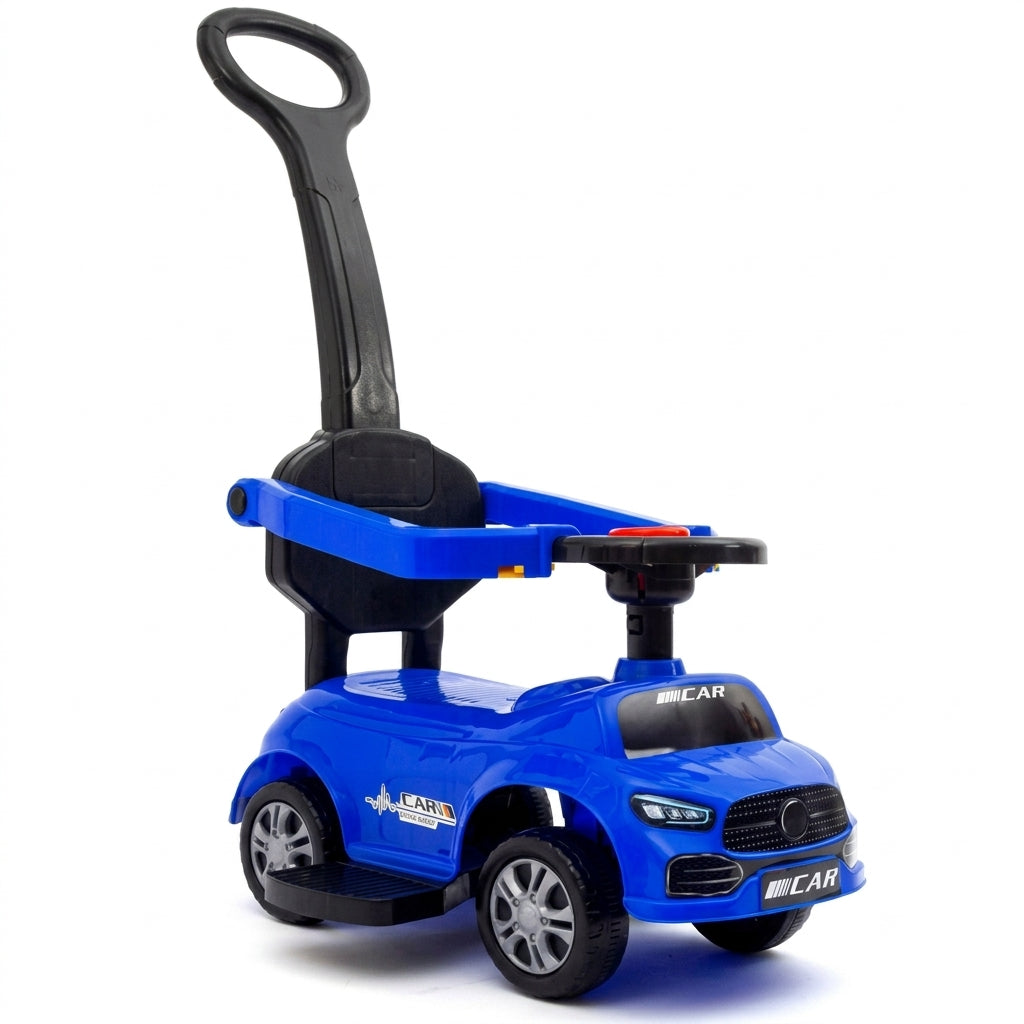Auto guralica tamnoplava sa roditeljskom ručkom